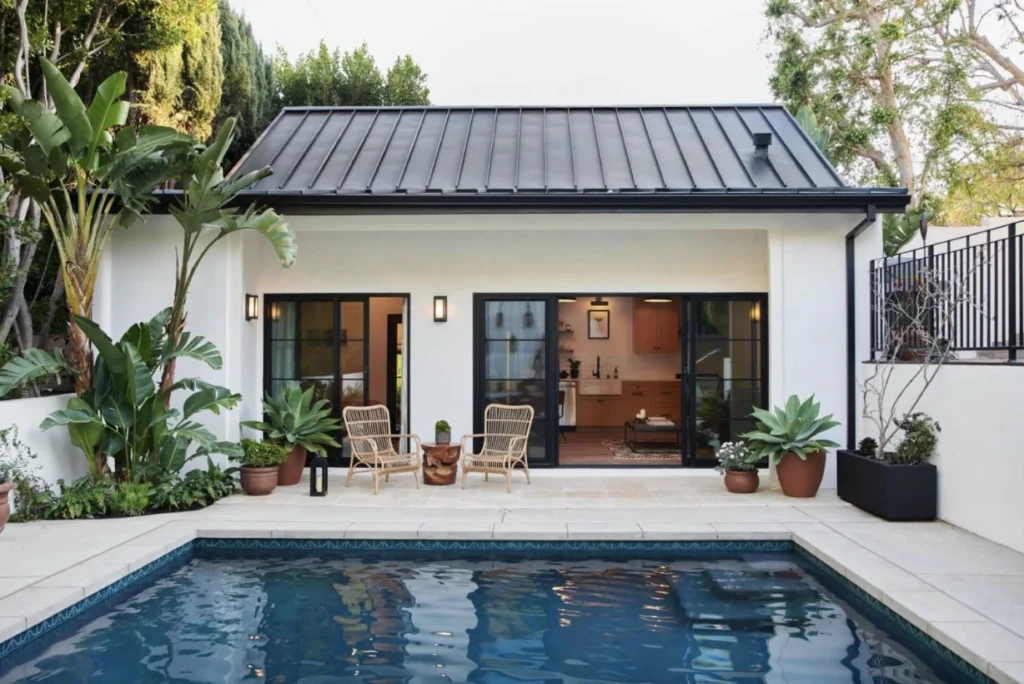 Goshen Tiny Homes pool house ADU 7